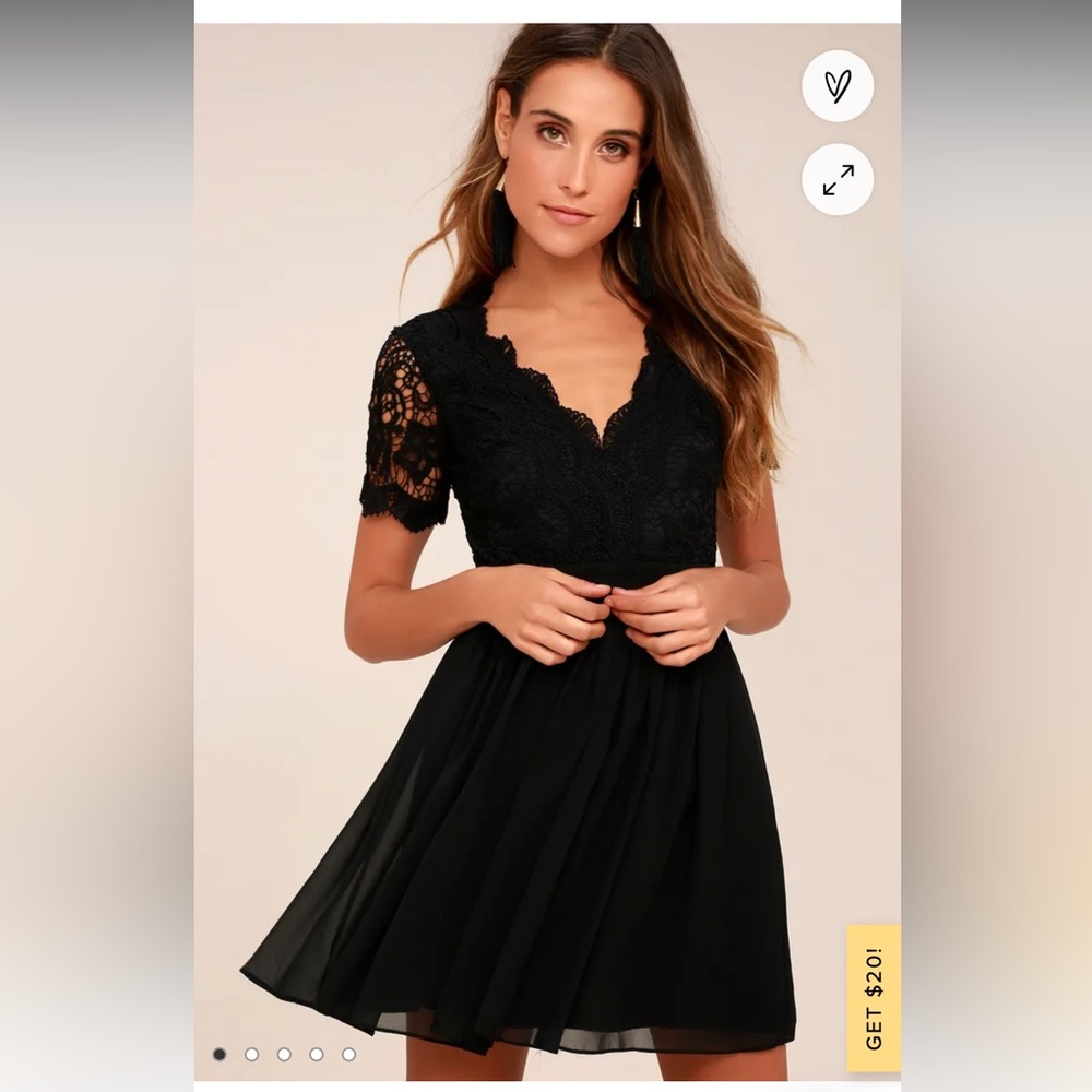 Lulus Angel in Disguise Dress - Black - XS